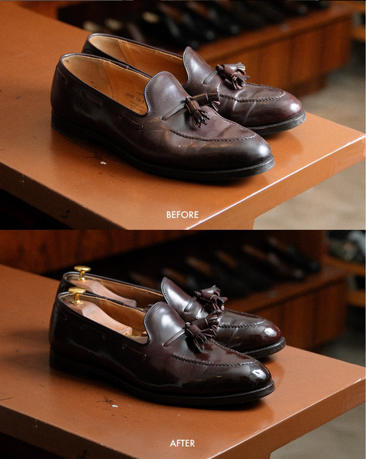 รองเท้าคู่เก่าที่รอวันฟื้นคืนชีวิต: ให้ Brift H ดูแลและคืนความเงางาม